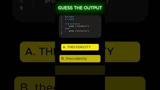 Guess the Output 🧠 Can You Solve This Python Challengepythonprogramming [upl. by Giliana459]