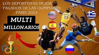 Los Deportistas Mejor Pagados de París 2024 [upl. by Drusy]