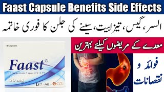 Faast Omeprazole 20 Mg Uses In Urdu  Faast 40 Mg Side Effects [upl. by Stevena]