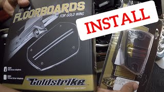 2022 Honda Goldwing Floorboards amp Brake Pedal Cover GOLDSTRIKE [upl. by Ambros]