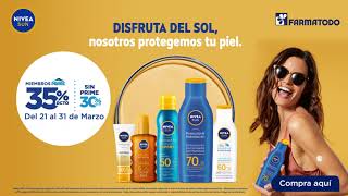 ¡Cuida tu Piel del Sol Descubre la Protección Solares con Nivea en Farmatodo  Farmatodo [upl. by Adyht457]