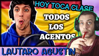 🇦🇷ARGENTINO Aprende Los Acentos ESPAÑOLES😂 LAUTARO AGUSTIN BRUTAAAL🇦🇷 REACCIONANDO ARGENTINA🇪🇦 [upl. by Kali]