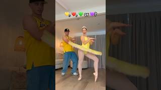 WE NEED TO KNOW 😅  APT DANCE by ROSÉ amp Bruno Mars dance trend viral couple funny shorts [upl. by Cence]