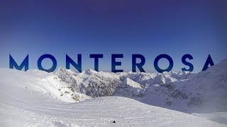 One day of skiing at Alagna  MonterosaSKI [upl. by Allesig]