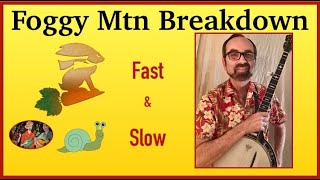 Foggy Mountain Breakdown–Fast amp Slow [upl. by Edya]