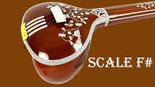 Tanpura Scale F HIGH QUALITY SOUND [upl. by Ayotyal821]