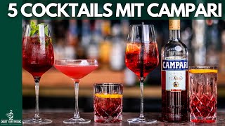 Cocktails mit CAMPARI🍊Schnell  Einfach [upl. by Aisatsan]