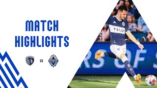 HIGHLIGHTS Sporting Kansas City vs Vancouver Whitecaps FC  July 01 2023 [upl. by Klusek955]