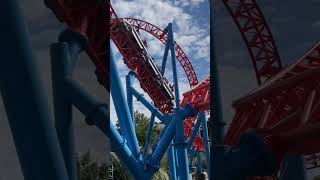 97 degrees and dropping fast fahrenheit at Hersheypark intamin rollercoaster hersheypark fyp [upl. by Arahahs634]