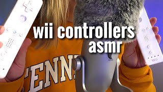 ASMRWii Controllers🤍 Clicking Buttons  Tapping w Minimal Whispering [upl. by Terri]