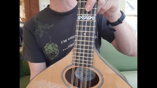 Nordic Cittern Demo 21quot Nyberg Toasted sitka amp walnut [upl. by Ornstead646]