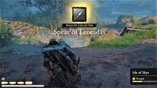 Assassins Creed Valhalla Spear of Leonidas Location [upl. by Pacorro]