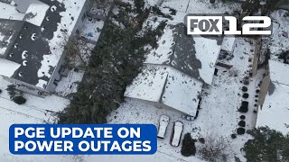 PGE gives update on Portlandarea power outages [upl. by Renee]