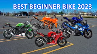 The Absolute BEST Beginner Sport Bike for 2023 Buyers Guide [upl. by Fatima]