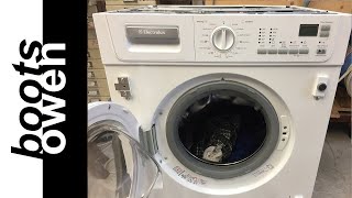 How to clean an Electrolux EWX14450W integrated washing machine filter [upl. by Dagna]