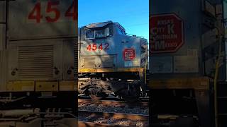 KCS 4542 Pops Out Of Nowhere  trains railfans railfanning [upl. by Scuram241]