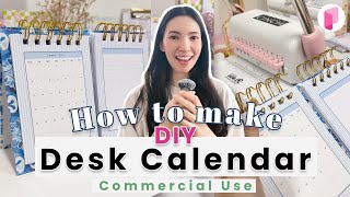 DIY Desk Calendar  Tutorial [upl. by Wileen]