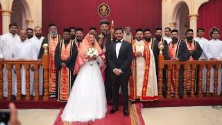 Adima Neethinjare  Dr Abraham Mar Seraphim  Indian Orthodox Wedding  Desert Chants  Sam Thomas [upl. by Solracnauj]