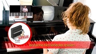 Klavier lernen  einfaches Klavierstück am Klavier lernen  Klavier spielen für Anfänger [upl. by Florance]