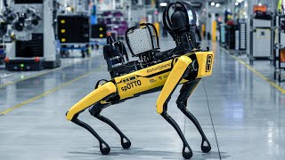 RoboterHund scannt und überwacht das BMW Group Werk Hams Hall [upl. by Alimat]