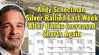 Andy Schectman Silver Rallied Last Week After Banks Increased Shorts Again [upl. by Axia]