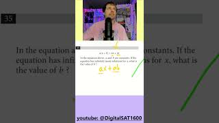 Equations in 60 Sec DigitalSAT1600 satprepsattips sat2024 satpracticetest satmathsatreading [upl. by Yemirej]