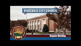 Reidsville City Council Meeting [upl. by Adnilra]