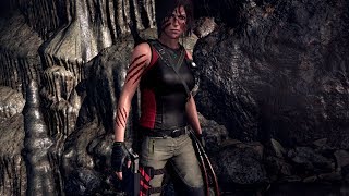 Shadow of the Tomb Raider Red Tank Top Gear  Claws and Weapon Camo Mod [upl. by Lusar]