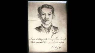 Mi último adiós de José Rizal  Antología de poesía filipina [upl. by Ottinger]