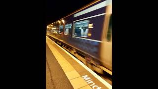 Scotrail Class 158717 arriving at Dyce station again operating 2A82 Inverurie  Aberdeen [upl. by Etnoj]