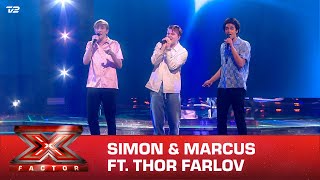 Simon amp Marcus ft Thor Farlov synger ‘Mansion  Alene’ Finale  X Factor 2021  TV 2 [upl. by Nylirrej]