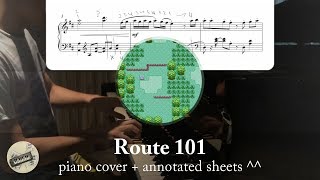 quotRoute 101quot from quotPokémon RSEquot  Piano Cover  Sheets [upl. by Ran]