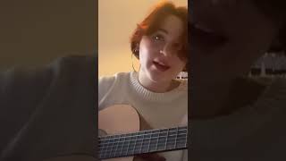 Happier  Olivia Rodrigo cover oliviarodrigo music guitar singing [upl. by Cristiano]