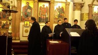 CORO SAN JUAN DAMASCENO BYZANTINE MUSIC part 1 [upl. by Marga433]