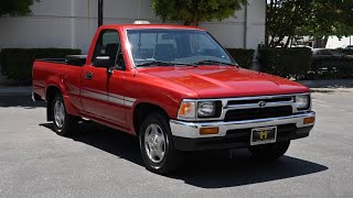 1994 Toyota Pickup single cab Garnet Red [upl. by Lexie]