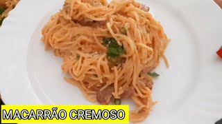 MACARRÃO CREMOSO NO DISCO [upl. by Mullac]