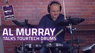 Al Murray Talks TourTech Electronic Drums [upl. by Kingston]