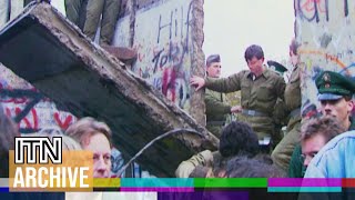 The Fall of the Berlin Wall – Rare and Unseen Footage 1989 [upl. by Cassil825]