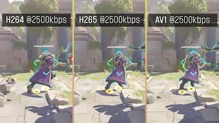 Intel Arc A380  H264 vs H265 vs AV1  Encording Quality Test [upl. by Anastasio495]