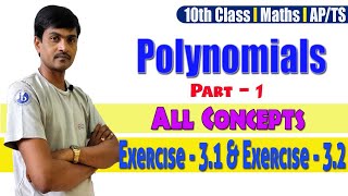 Polynomials  Class 10 Maths APTS  Chapter – 3  Part – 1  All Concepts  Ramesh Sir Maths [upl. by Spieler]