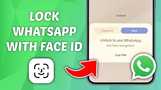 How to Lock WhatsApp With FaceID on Android Phone [upl. by Nepsa]