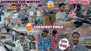 SHOPPING FOR WINTER😍  Cheapest Price Clothes😱  Shopping Vlog 2024 🔥💯 [upl. by Colburn]