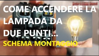 Come montare i deviatori per accendere la luce da due punti faidate faidatecreativo [upl. by Zeeba]