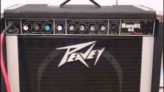 1984 Peavey Bandit 65 Solo Series  With Telecaster [upl. by Elinet759]