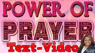 Atomic Power of Prayer by Dr Cindy Trimm TextVideo [upl. by Blanch]