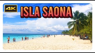 ISLA SAONA 4K  Tropical Island Paradise in Punta Cana DOM REP [upl. by Lamp]