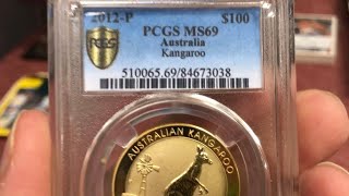 FAKE Gold Kangaroo PCGS  Beware [upl. by Assillem]