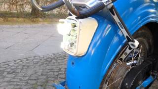 Simson Sperber mit LED Rücklicht Lampen [upl. by Aggri]