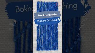 Master Bokhara Couching in 60 Seconds [upl. by Adnaloy]