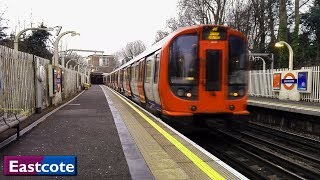 Eastcote  Metropolitan  Piccadilly lines  London Underground  S8 Stock  1973 Tube Stock [upl. by Noraf]